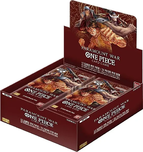 ONE PIECE CARD GAME - PARAMOUNT WAR BOOSTER DISPLAY OP02 (24 PACKS) - EN (1ST PRINT)